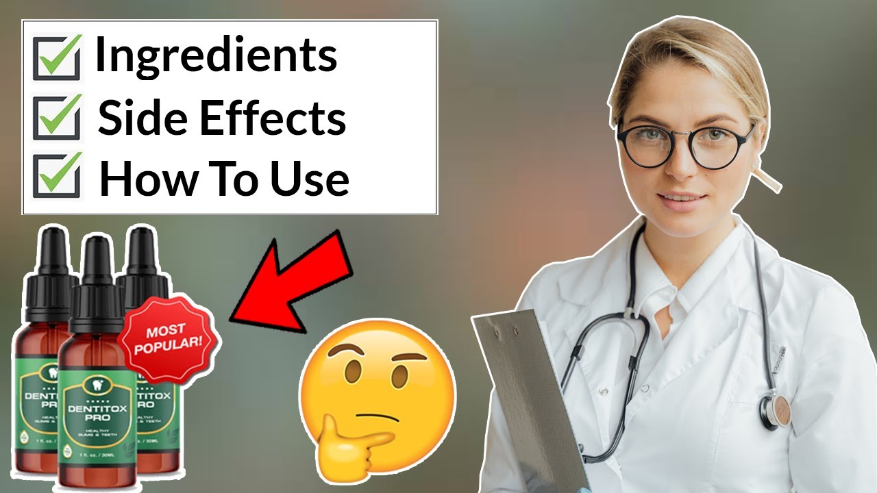 Dentitox Pro Review – All You Need To Know About Dentitox Pro Drops ! Dentitox Pro Really Work?