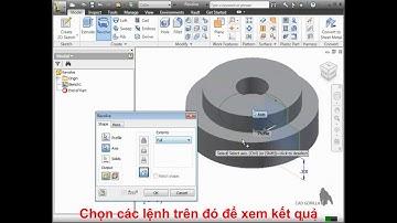 Bài 21 Lệnh Revolve Autodesk Inventor