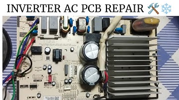 ⚡Inverter AC PCB Repair kaise kare | IPM Module Fault | F3 Error & 6  time Blink Solution