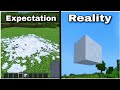 Minecraft Expectation vs Reality  #minecraft #meme