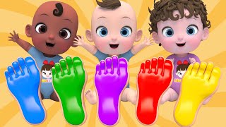 Color Foot | Skip to My lou  인기 영어동요 | детские песни  Nursery Rhymes | Baby & Kids Songs