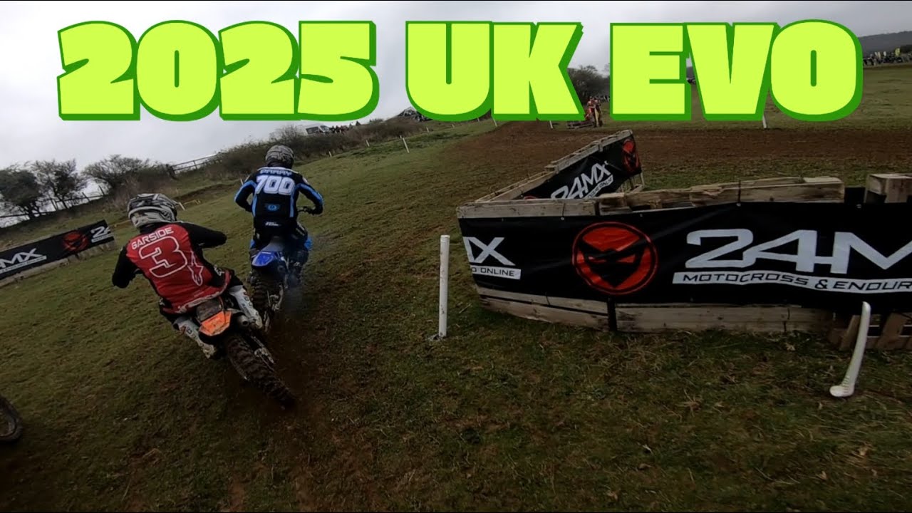 2025 UK EVO Championship. Round 1. North Nibley Mx Track. Over 50's Modern 2 Stroke. Race 1