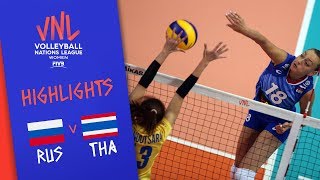 RUSSIA vs. THAILAND - Highlights Women | Week 5 | Volleyball Nations League 2019