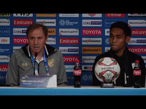 Thailand's Milovan Rajevac Matchday 1 pre-match press conference