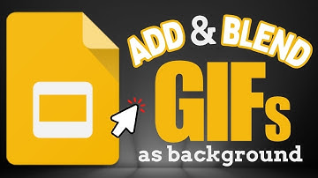Adding and Blending GIFs as Background in Google Slides (Insert Image)