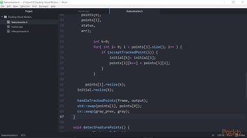 OpenCV 3 – Advanced Topics in CVAP : Tracing Feature Points in a Video | packtpub.com