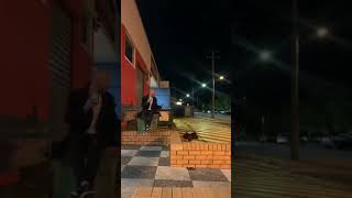 Guy attempts flip and land on head