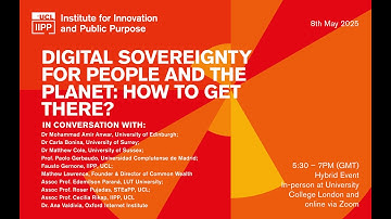 Digital Sovereignty for people and the planet: how to get there?