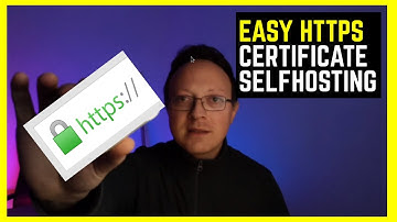 HOW TO CREATE AN HTTPS certificate self-signed with mkcert for your LAN instead Letsencrypt TUTORIAL