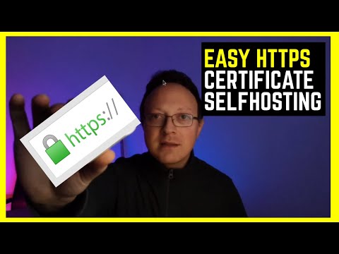 HOW TO CREATE AN HTTPS certificate self-signed with mkcert for your LAN instead Letsencrypt TUTORIAL