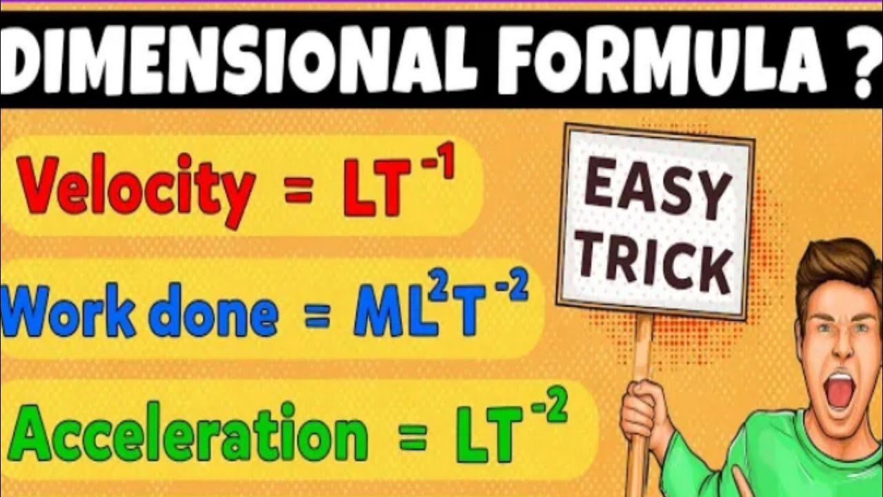 UNIT MEASUREMENT PART 3 TOPIC DIMENSIONAL FORMULA BY HITESH JAIN unit-measurement-part-3-topic-dimensional-formula-by-hitesh-jain