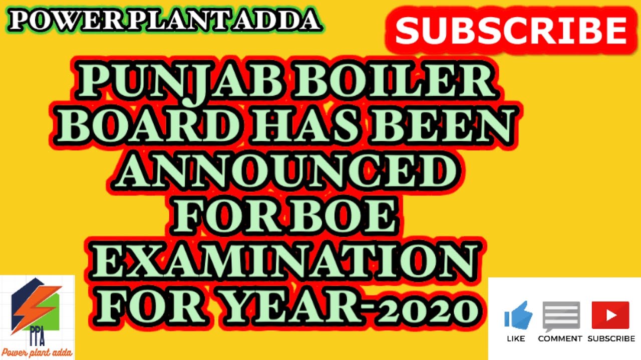 #BOE Punjab Boiler board Boiler operation engineer examination complete ...