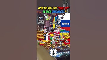 How do you say "shut up" in each language?