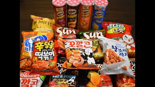 Soju mixes enjoyed with Korean chips