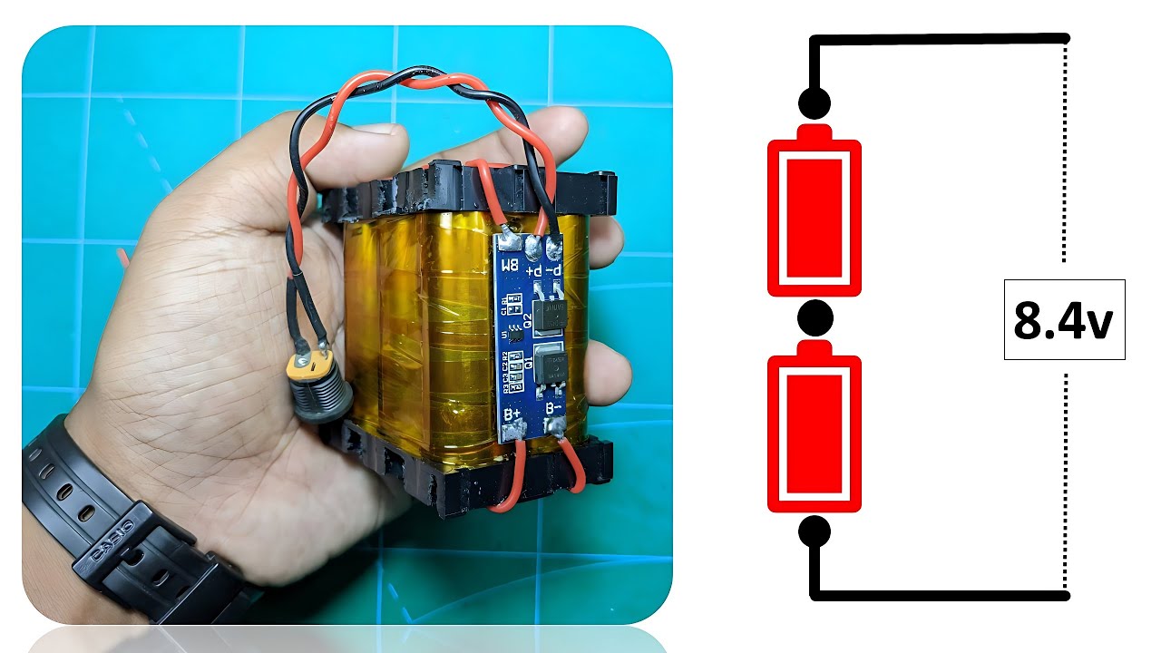 Building an 8.4V Battery Pack: Step-by-Step Guide for Creating a Custom  Power Solution 