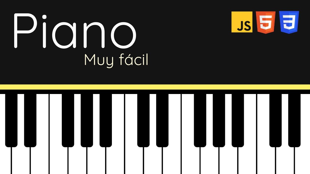 make piano html css javascript - youtube Images High... Crea tu Propio Piano Web con JavaScript, HTML y CSS en Minutos! 🎹 - YouTube
