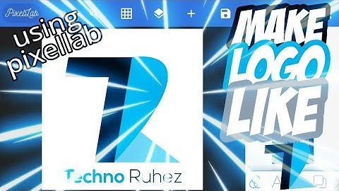 How to make logo like Techno Ruhez-|professionals|