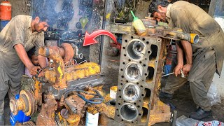 Rebuilding CAT 950B Wheel Loader Full Engine || Repairing CAT 4 Cylinder Engine In Local Workshop by Master Mechanics 1,876 views 9 months ago 31 minutes