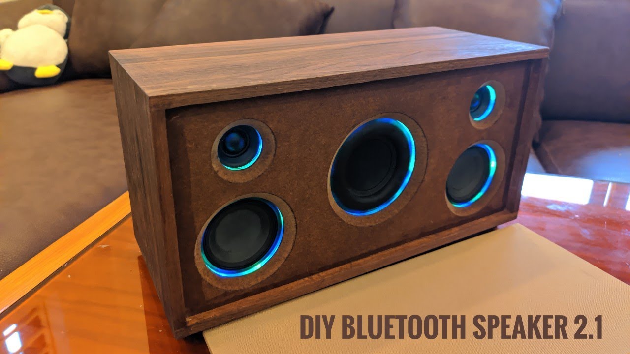 DIY: 2.1 Bluetooth Speaker. Subwoofer -   Diy bluetooth speaker, Bluetooth  speakers diy, Diy speakers