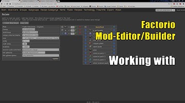 Factorio - Mod-Editor - Working with P1