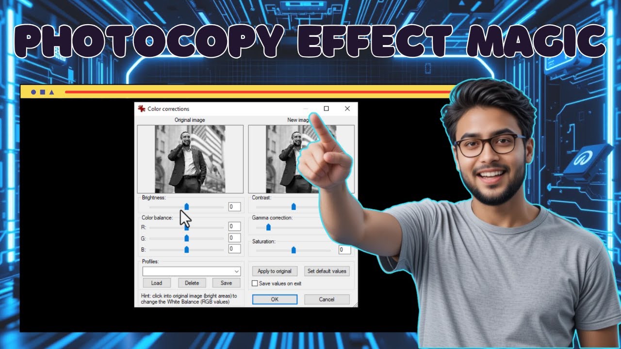 How To Get Photocopy Effect Using IrfanView Software