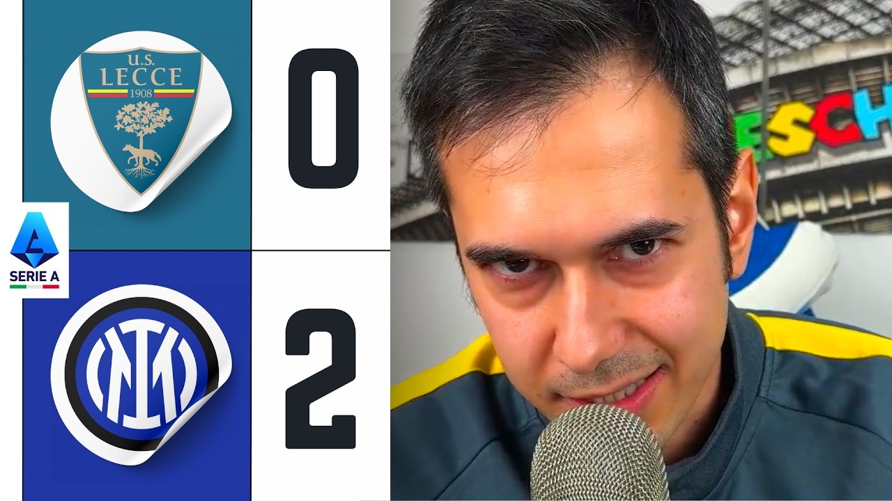 L'INTER DI CHIVU NON LASCIA NEANCHE LE BRICIOLE‼️ LECCE-INTER 0-2