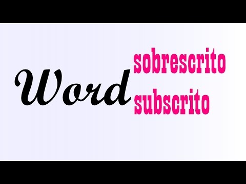 Sobrescrito e Subscrito - 3 formas de usar #Word