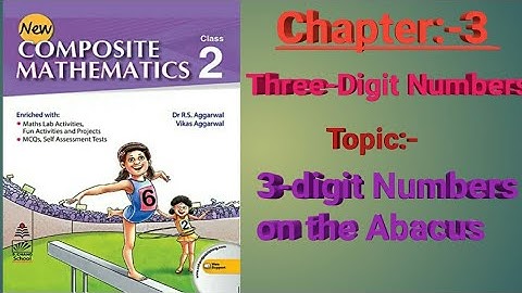 Class II || Chapter 3 || Three-Digit Numbers|| Topic:- 3-digit numbers on the Abacus||