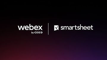 Smartsheet embedded into Webex
