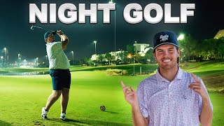 We Played Night Golf In Dubai