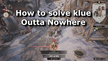 MK1 Invasions - How to solve klue Outta Nowhere in the Rampart mesa