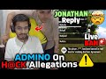 Godl admino on hck allegationsbgis live ban jonathan reply