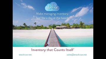 Setting Up StockVUE - SmartScales for Automated Inventory Counting and Replenishment