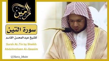 سورة التين للشيخ عبدالمحسن القاسم - Surah At-Tin by Sheikh Abdulmohsen Al-Qassim