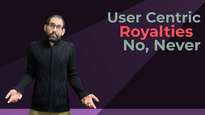 User Centric Royalties Will Never Be Widely Implemented - Here's Why