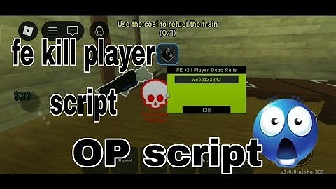 [LATEST 🤯]Op dead rails fe kill player script|working!!