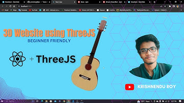 ThreeJS || Create Beautiful 3D Website using ThreeJS + ReactJS || Krishnendu Roy