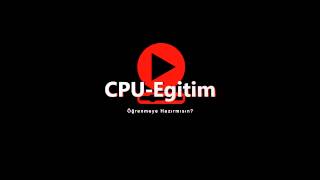 Cpu-Eğitim Başlıyoruz... Resimi