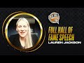 Lauren Jackson | Hall of Fame Enshrinement Speech