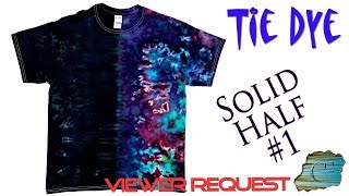 Viewer request: "is it possible to do like a (centerline down the
middle) half black tie dye ?" yes, is. i should have added more even
thou...