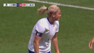 Lindsey Horan chance | USWNT vs. Korea Republic | June 1, 2024