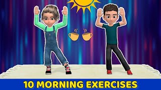 10 MORNING EXERCISES TO HELP KIDS STAY ACTIVE
