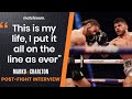 Florian Marku reacts to grudge match win over Rylan Charlton