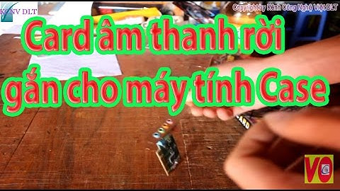 Kiểm tra lỗi card âm thanh máy tính