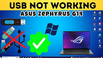 How to fix in Asus Zephyrus G14 Usb Port Not Working