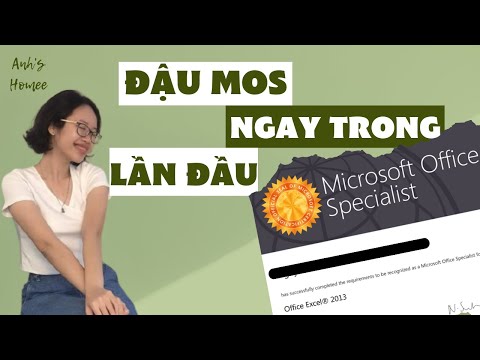 KINH NGHIỆM ÔN THI MOS TRONG 10 NGÀY | Cẩm Nang Sinh Viên Ep.01