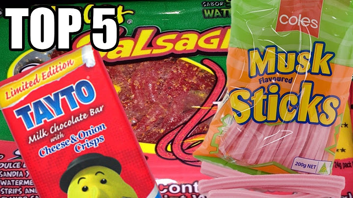TOP 5 - Nejpodivnějších sladkostí ze světa