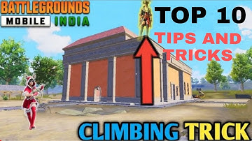 10 SECRET WAYS to CLIMB ANYWHERE In PUBG/bgmi  [Tips, Tricks and Guide ] #3
