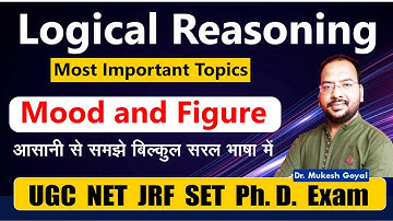 UGC NET Paper 1 Logical Reasoning  || June -25 Exam  II By Dr. Mukesh Goyal