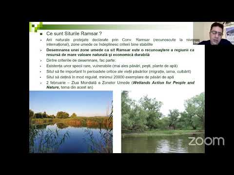 Zonele umede, biodiversitatea, noi. Convenția de la Ramsar în context național